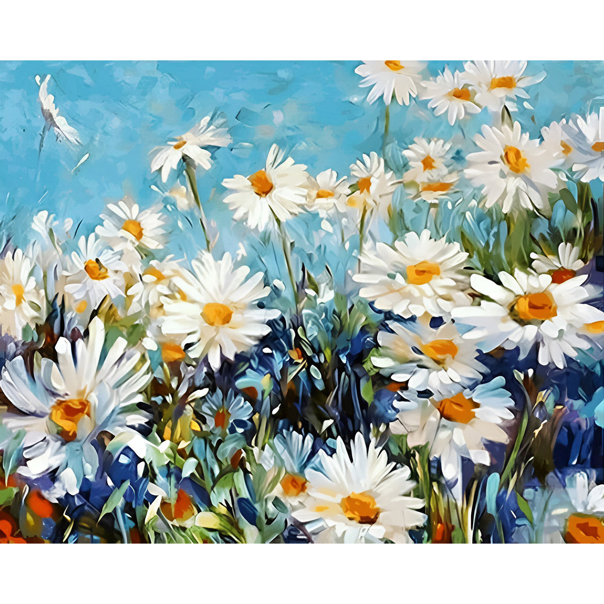 White Flower | Diamond Painting