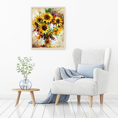 Bright Sunflower Vase | Diamond Painting