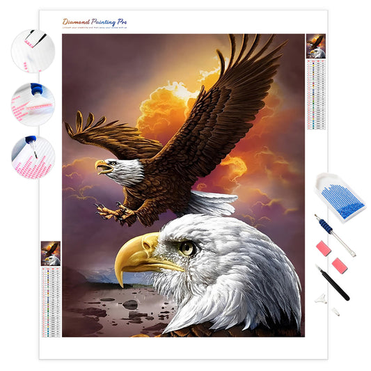 America The Beautiful Eagle | Diamond Painting
