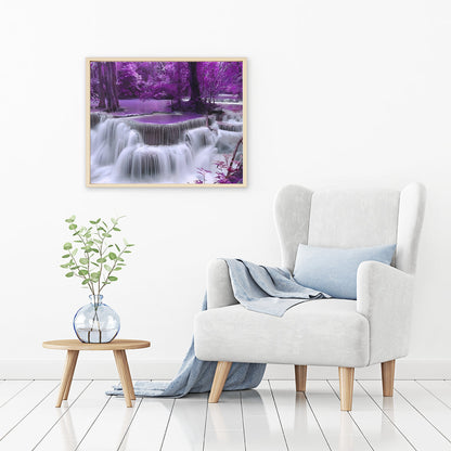 Purple Waterfall | Diamond Painting