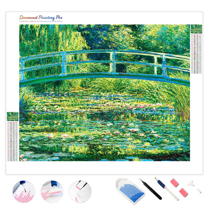 The Water Lily Pond - Claude Monet | Diamond Painting