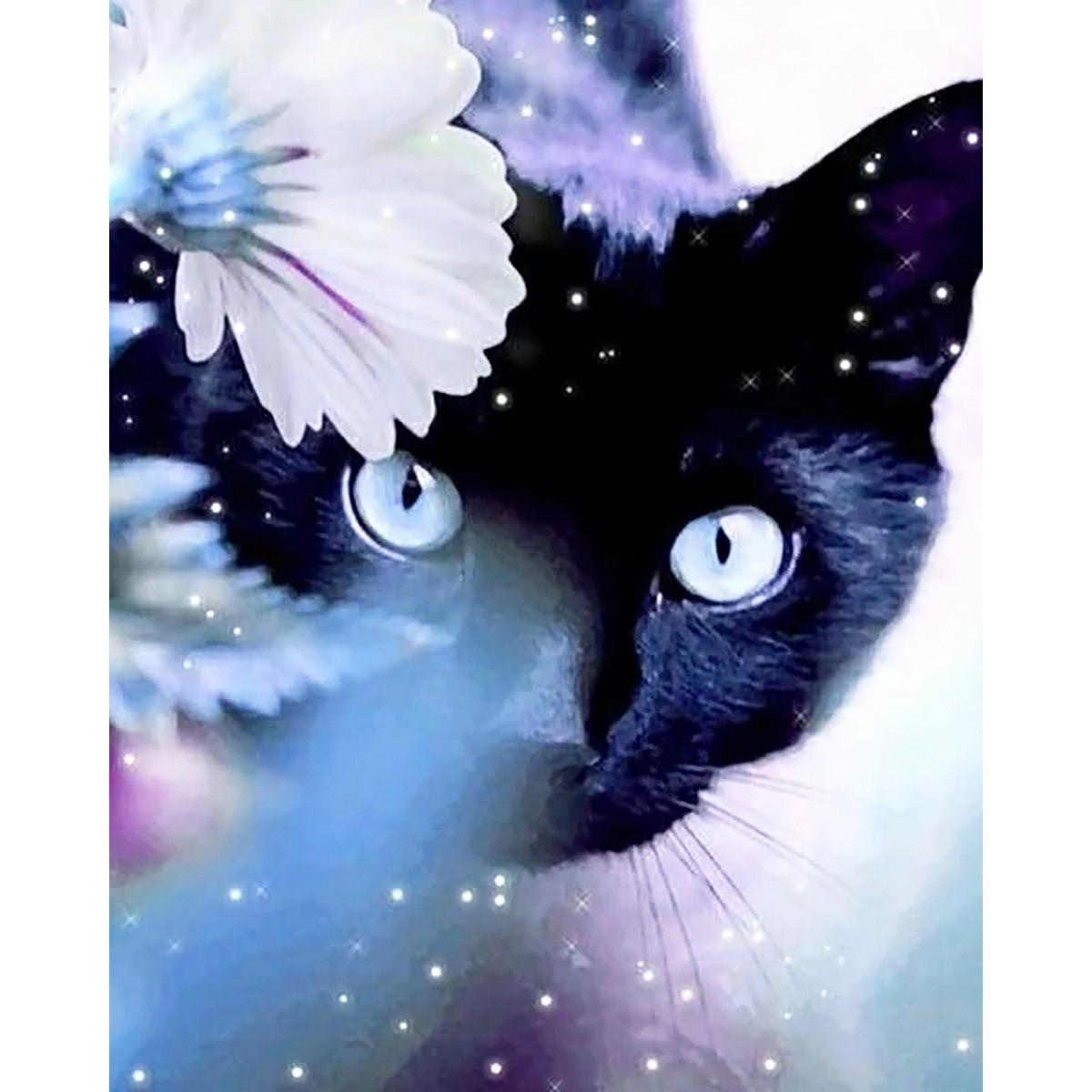 Violet Kitty | Diamond Painting