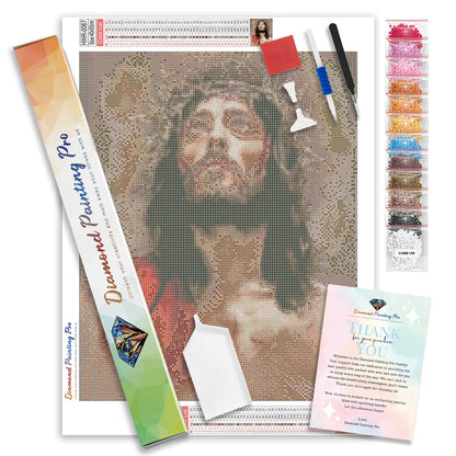 Jesus Crown Of Thorns | Diamond Painting