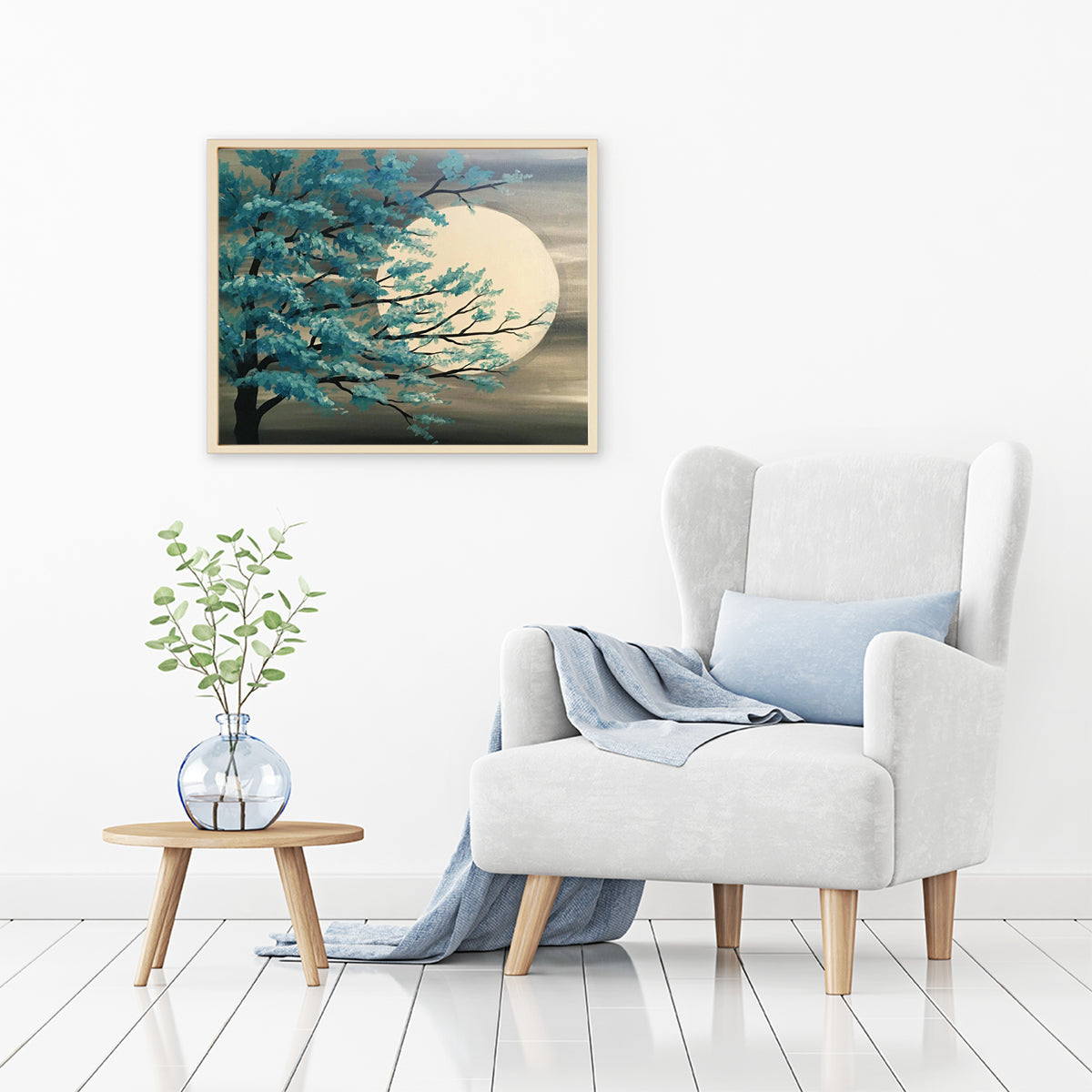 Moon Tree Landscape | Diamond Painting