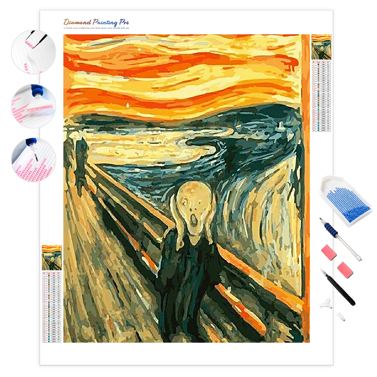 The Scream - Edvard Munch | Diamond Painting