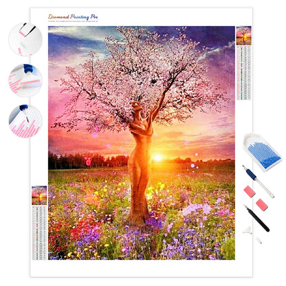 Mother Nature Tree of Life | Diamond Painting