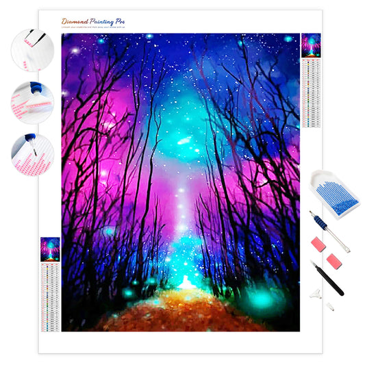 Fluorescent Forest | Diamond Painting