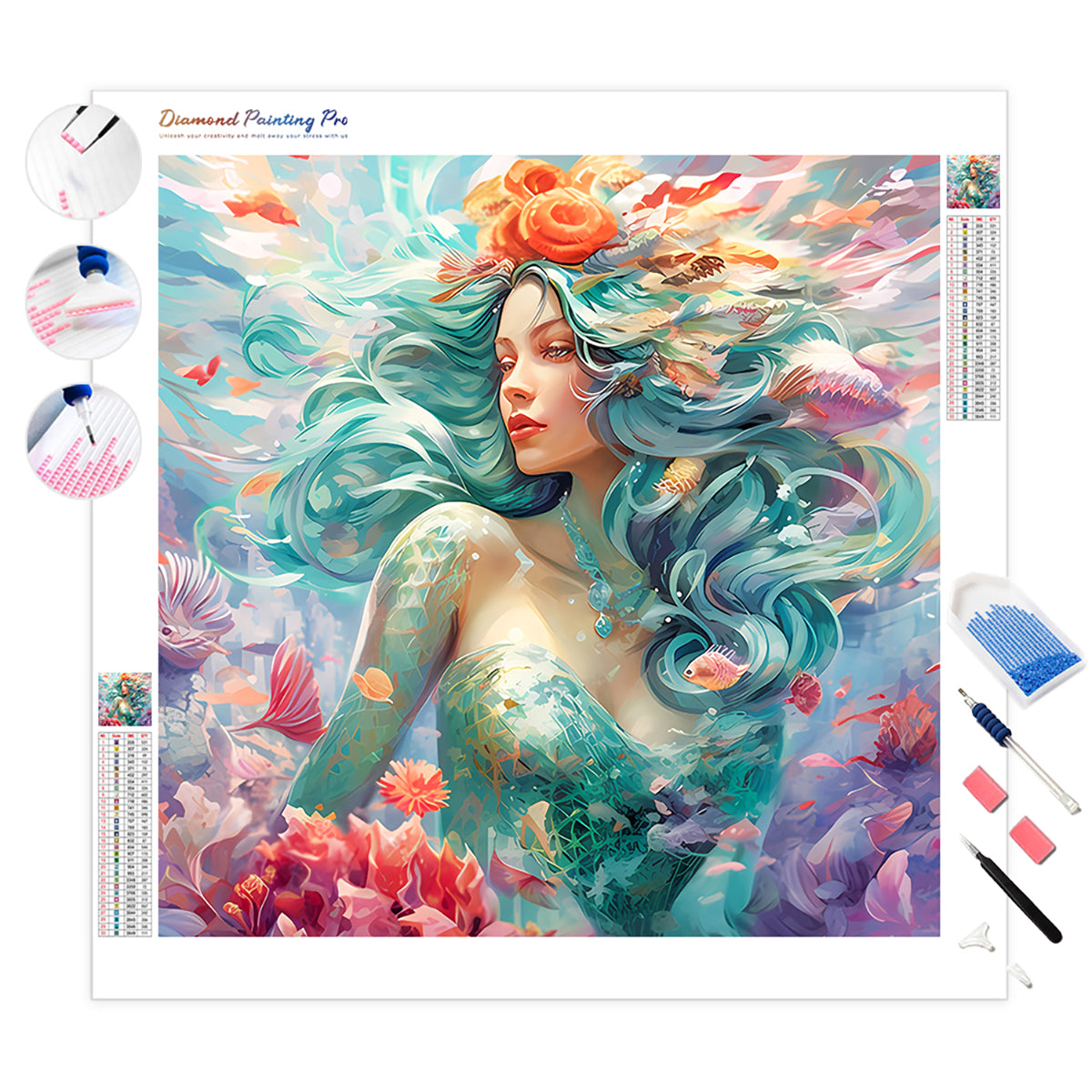 Enchanting Mermaid Delight | Diamond Painting